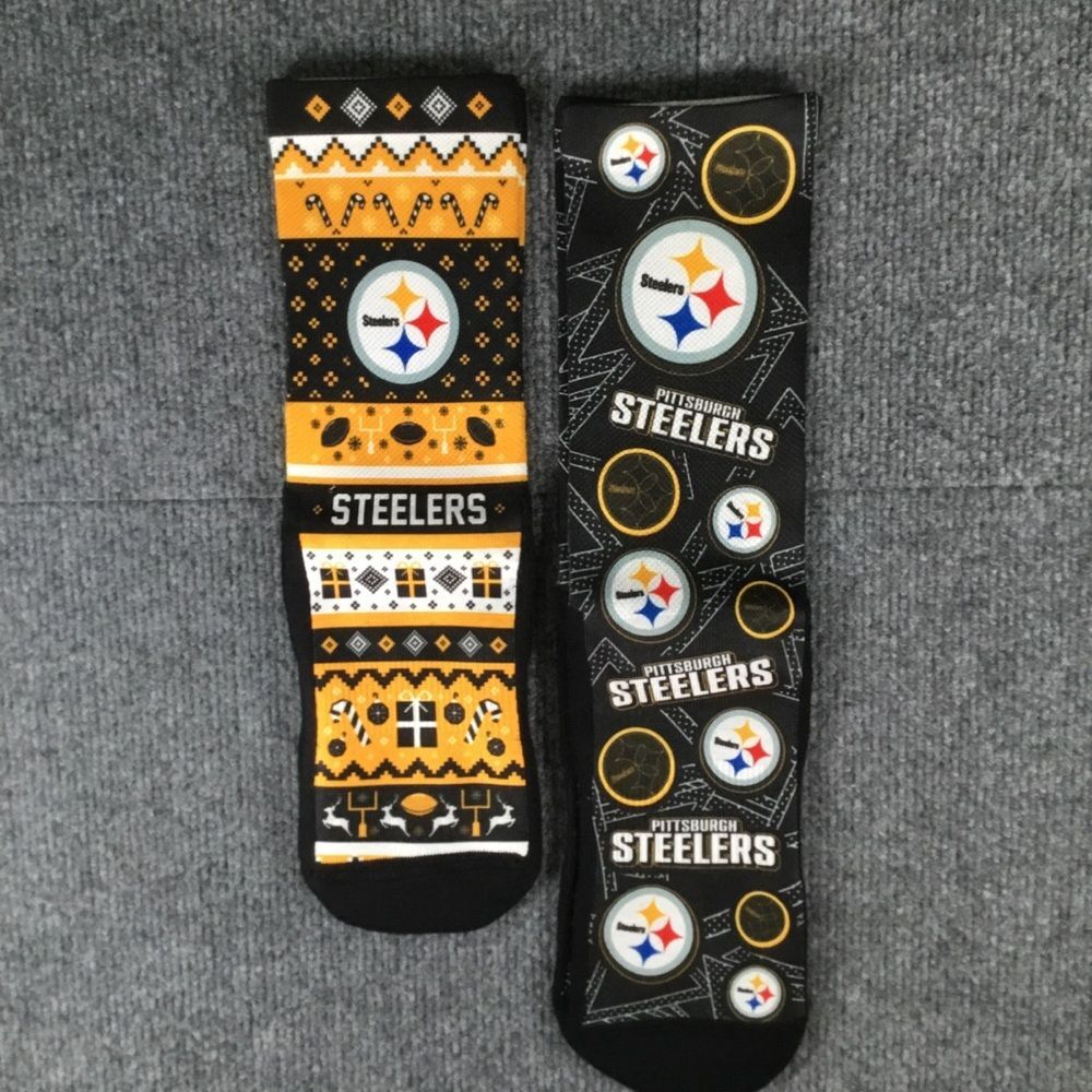 Pittsburgh Steelers socks 2 pair NEW